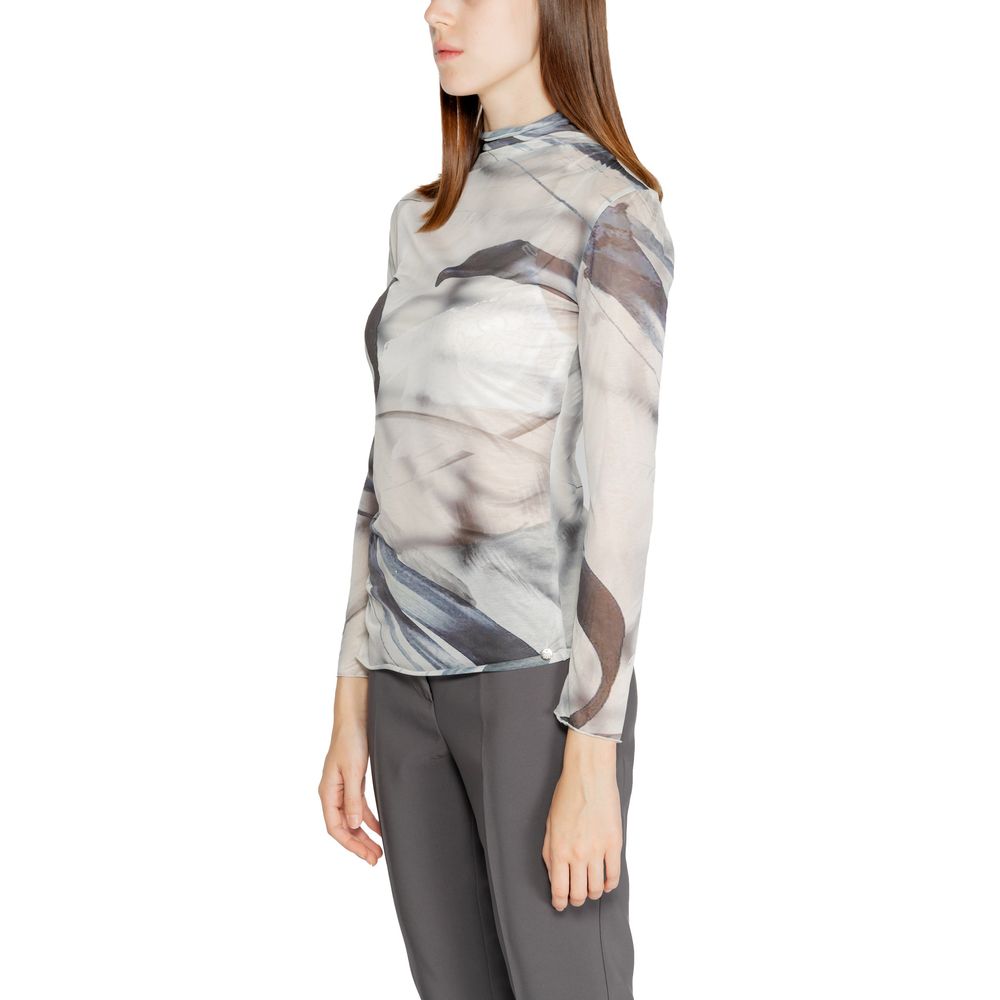 Top e T-shirt in poliestere grigio Rinascimento