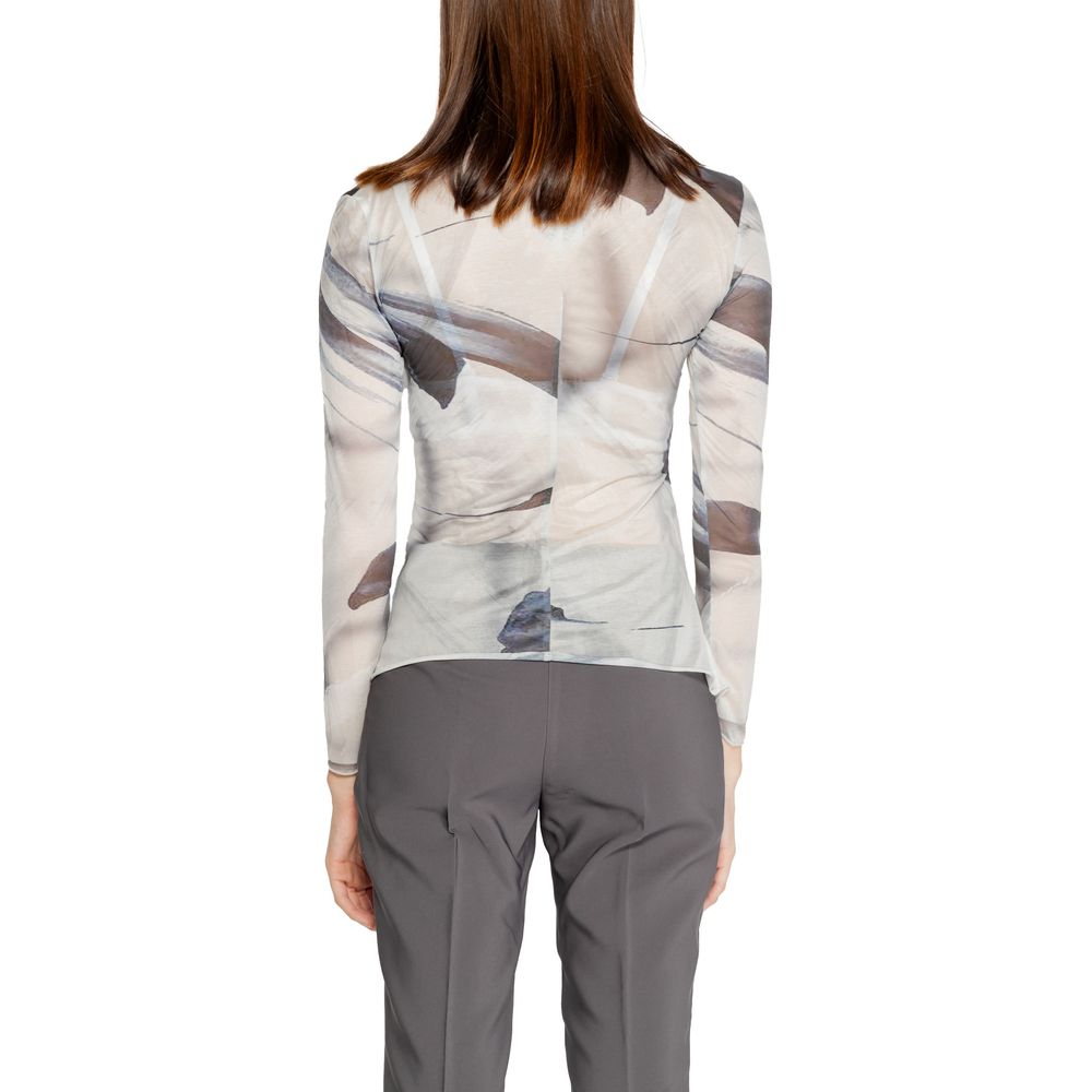 Top e T-shirt in poliestere grigio Rinascimento