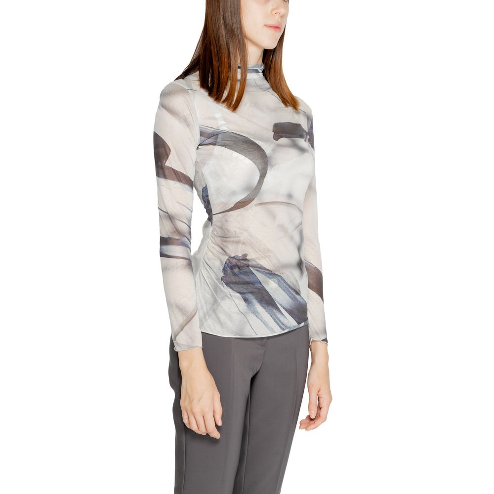 Top e T-shirt in poliestere grigio Rinascimento