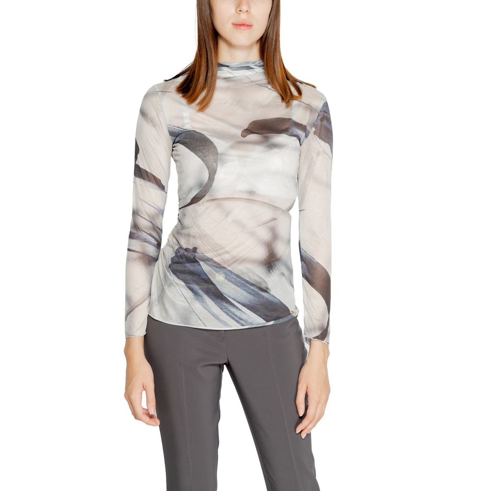 Top e T-shirt in poliestere grigio Rinascimento