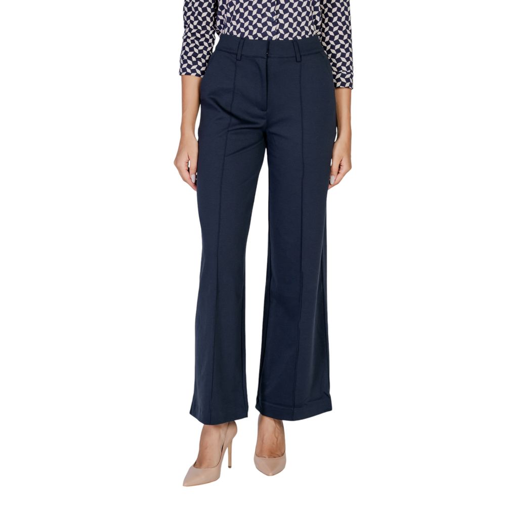 Jeans e pantaloni in poliestere blu ICHI