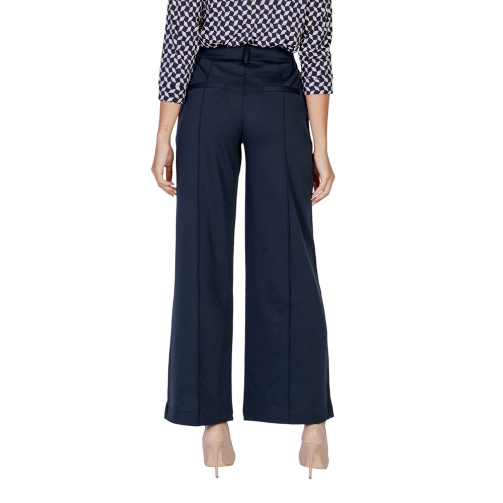 Jeans e pantaloni in poliestere blu ICHI