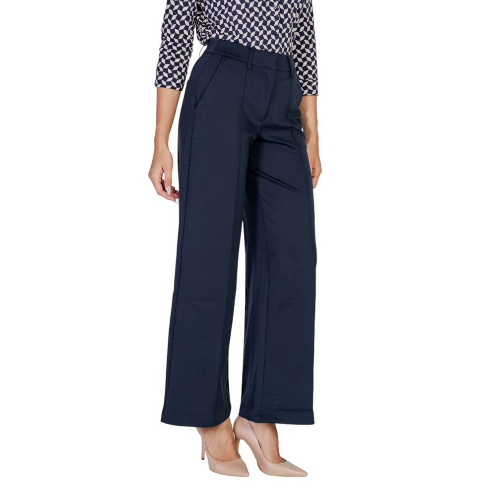 Jeans e pantaloni in poliestere blu ICHI