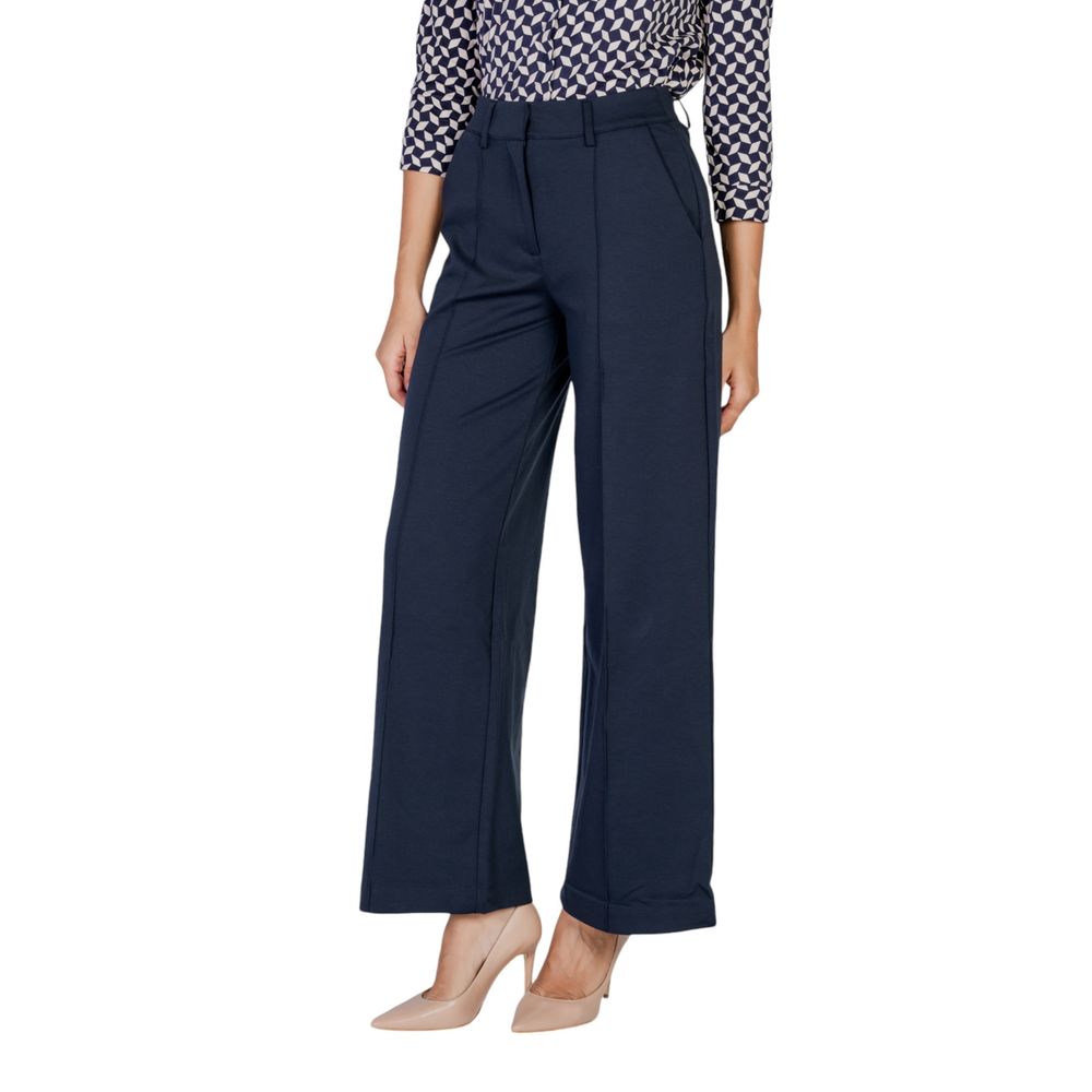 Jeans e pantaloni in poliestere blu ICHI