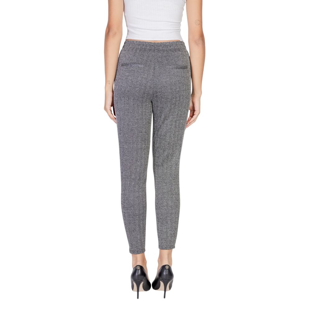 Jeans e pantaloni in poliestere nero ICHI