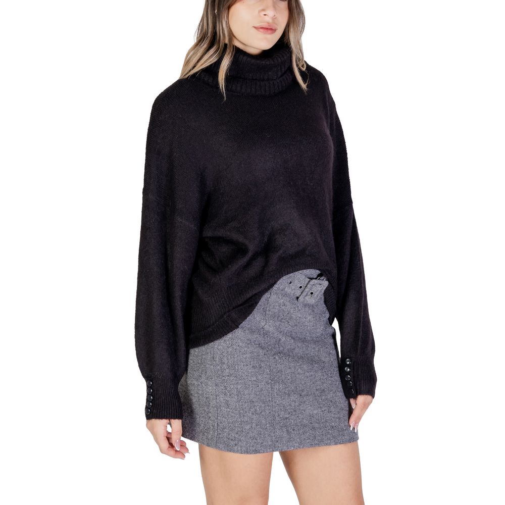 Maglione acrilico nero ICHI