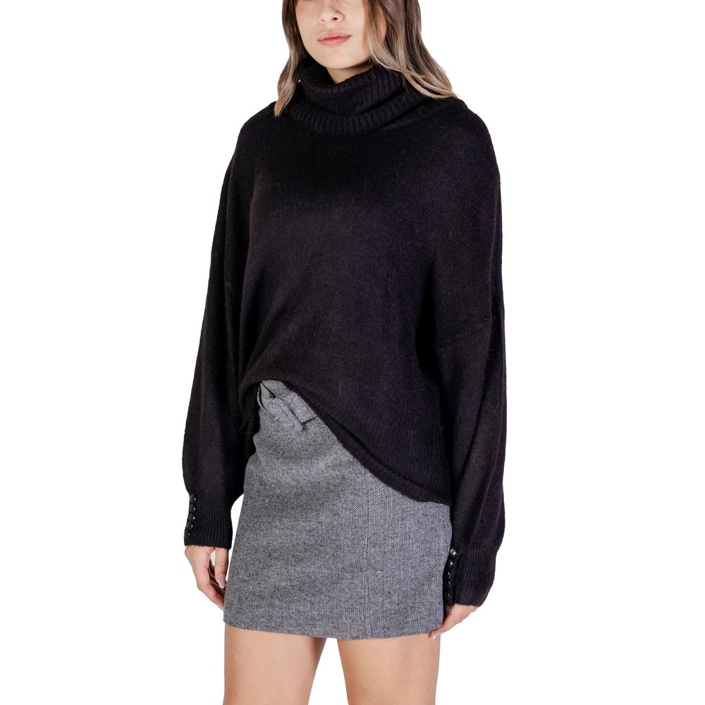 Maglione acrilico nero ICHI
