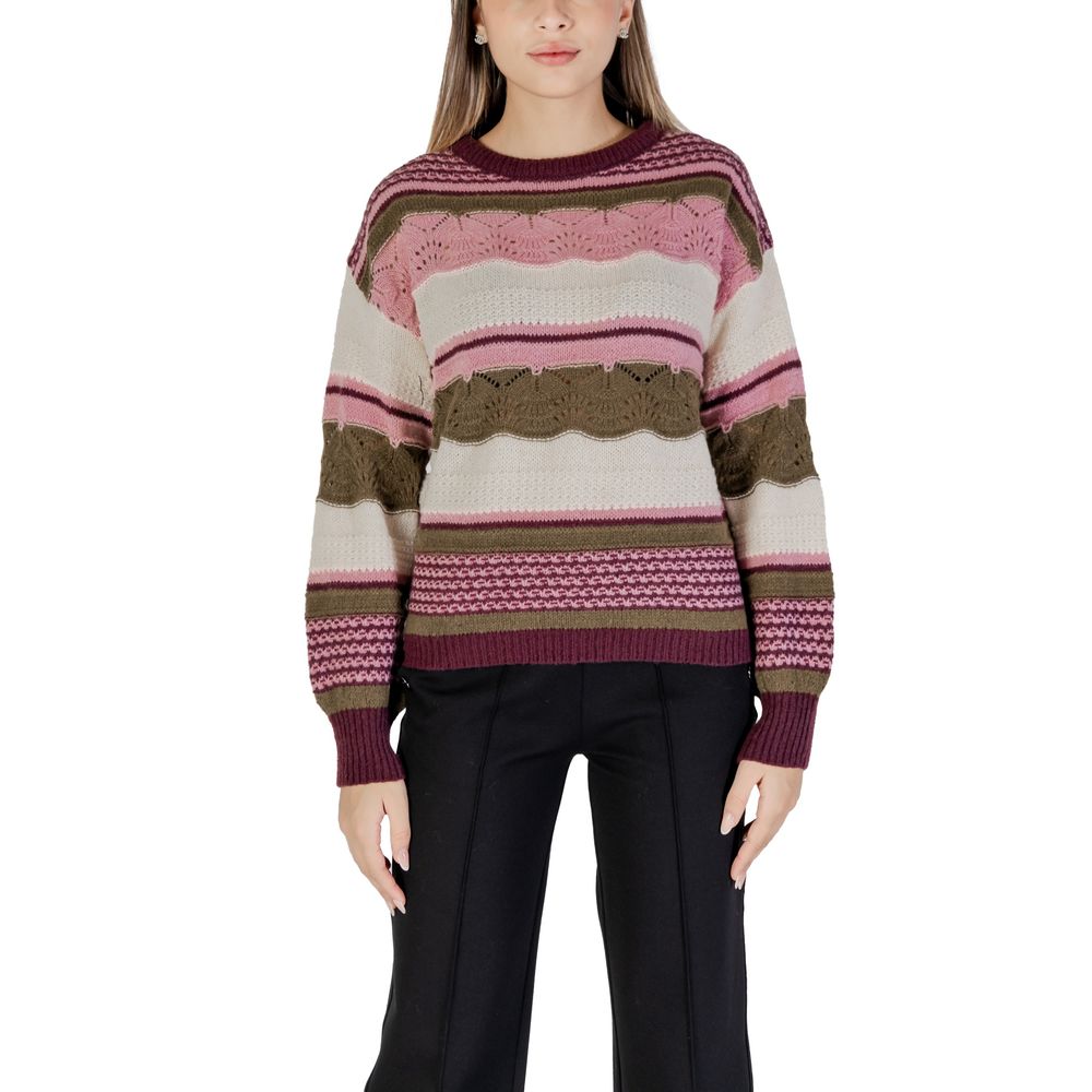 Maglione in poliestere multicolore ICHI