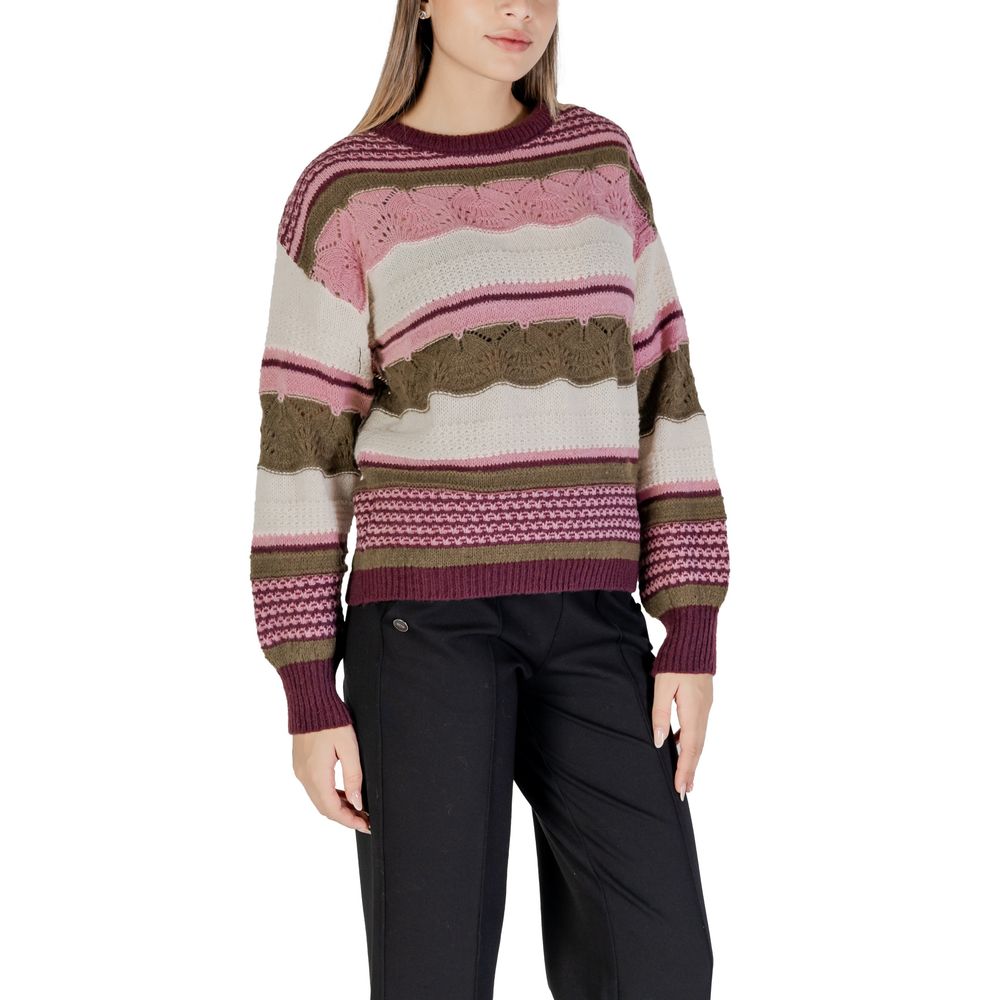 Maglione in poliestere multicolore ICHI