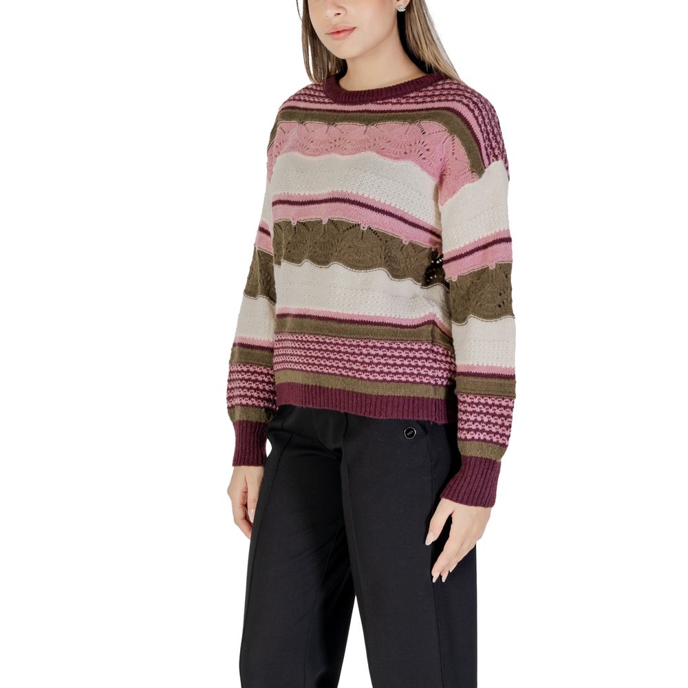 Maglione in poliestere multicolore ICHI
