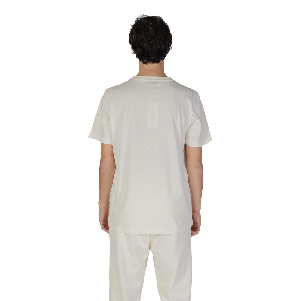 T-shirt in cotone panna Underclub