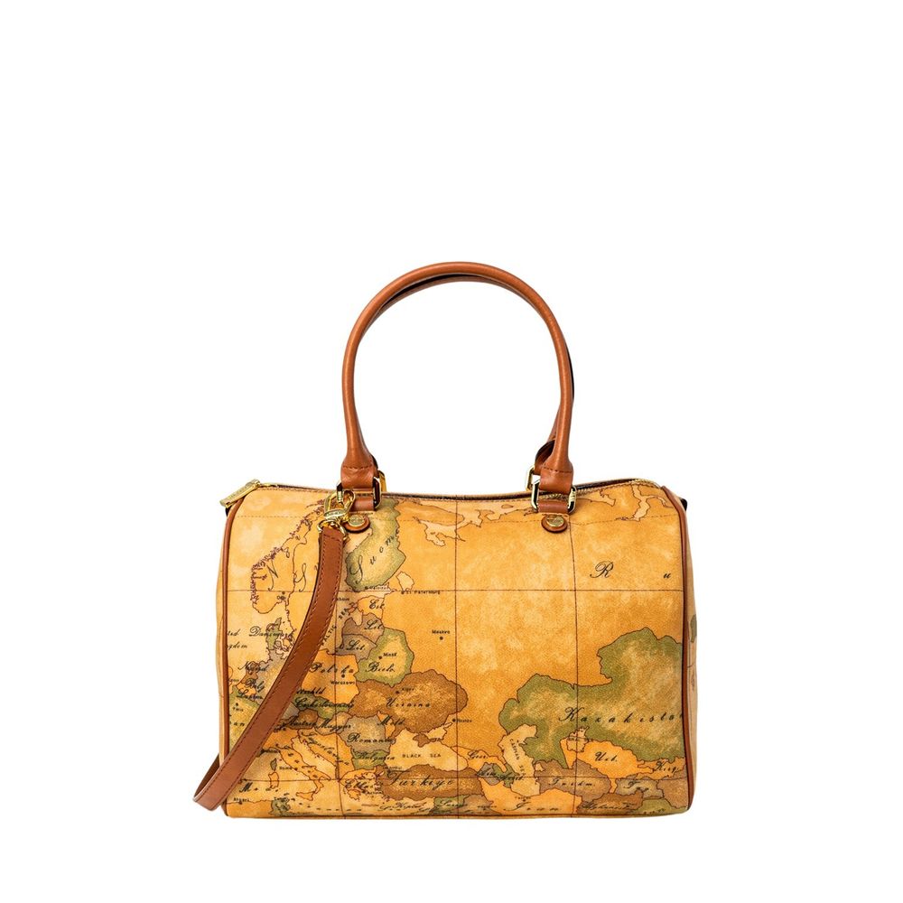 Borsa a mano in pelle Beige Alviero Martini Prima Classe