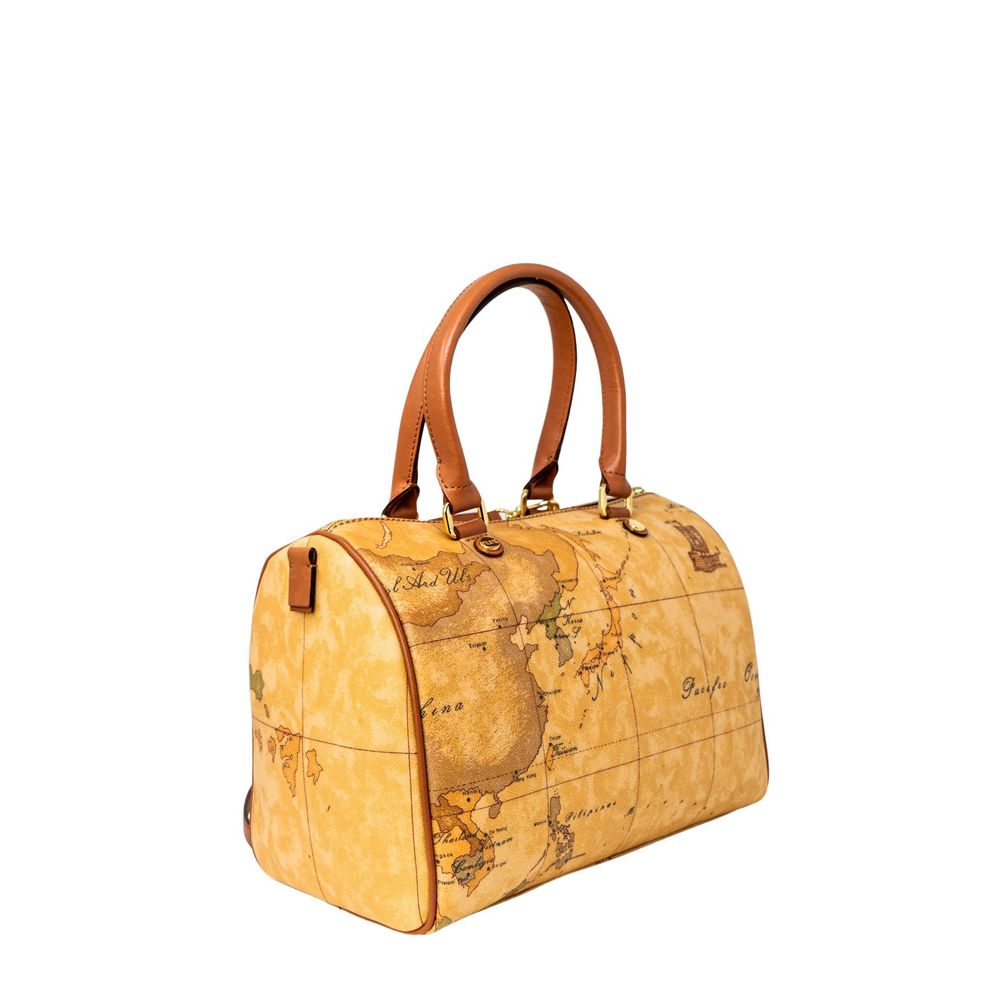 Borsa a mano in pelle Beige Alviero Martini Prima Classe