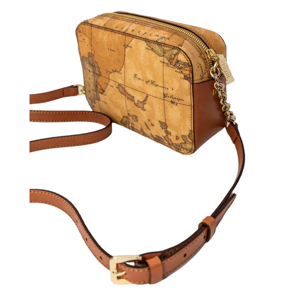 Borsa a mano Alviero Martini Prima Classe in cotone beige