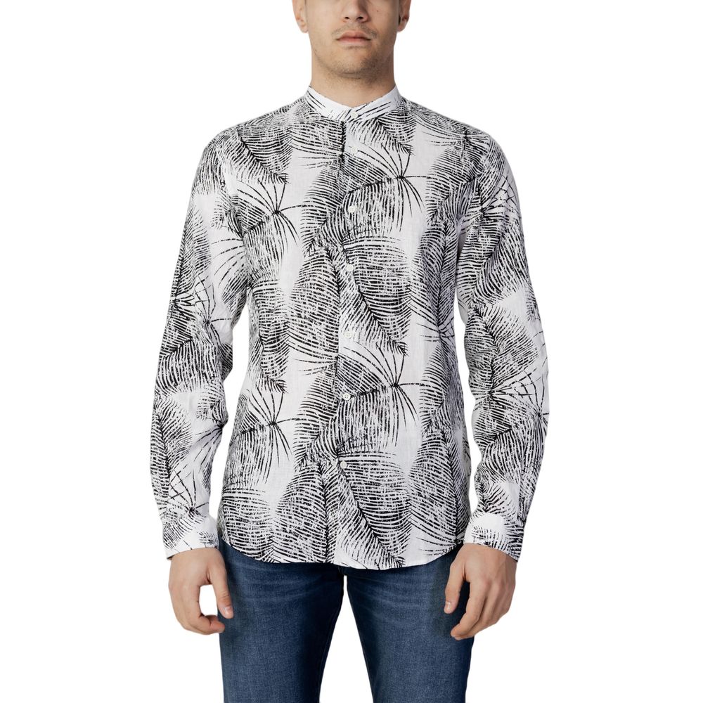 Camicia in lino nero Antony Morato