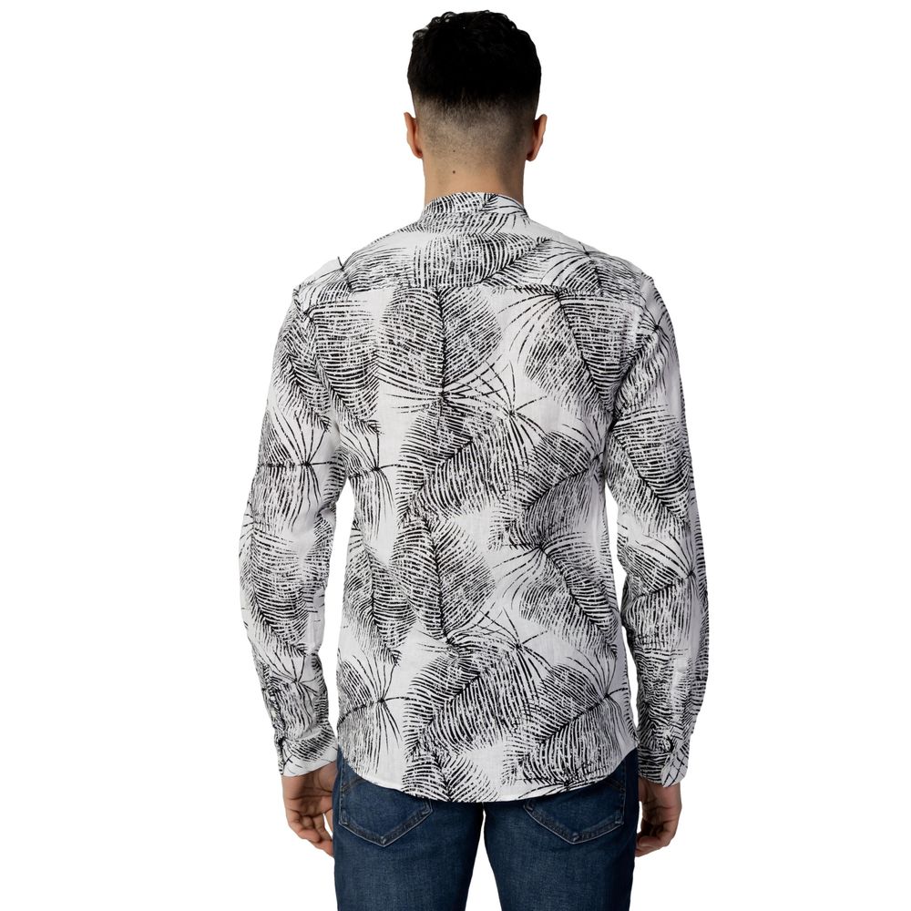 Camicia in lino nero Antony Morato