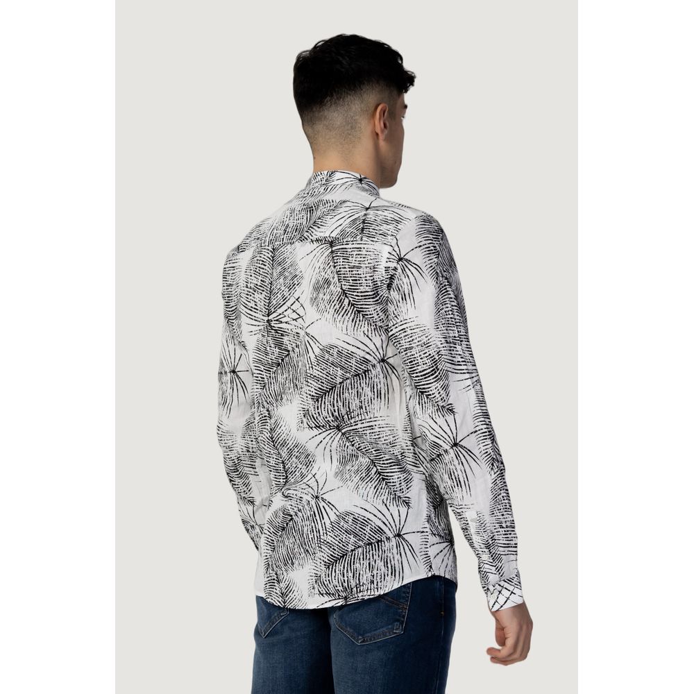 Camicia in lino nero Antony Morato