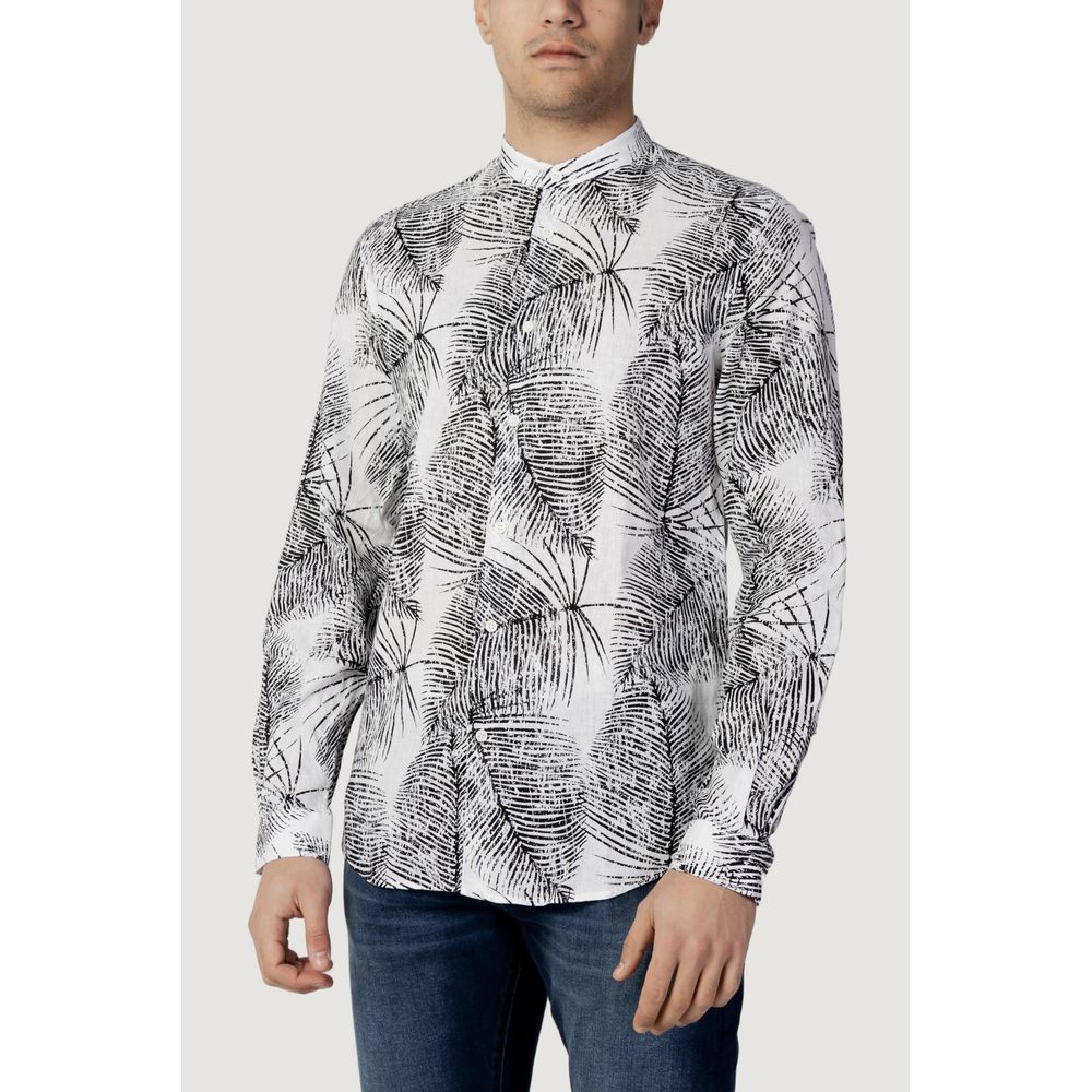 Camicia in lino nero Antony Morato