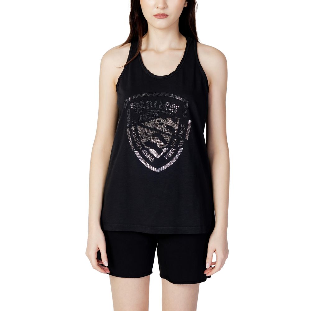 Magliette e T-shirt in cotone nero Blauer