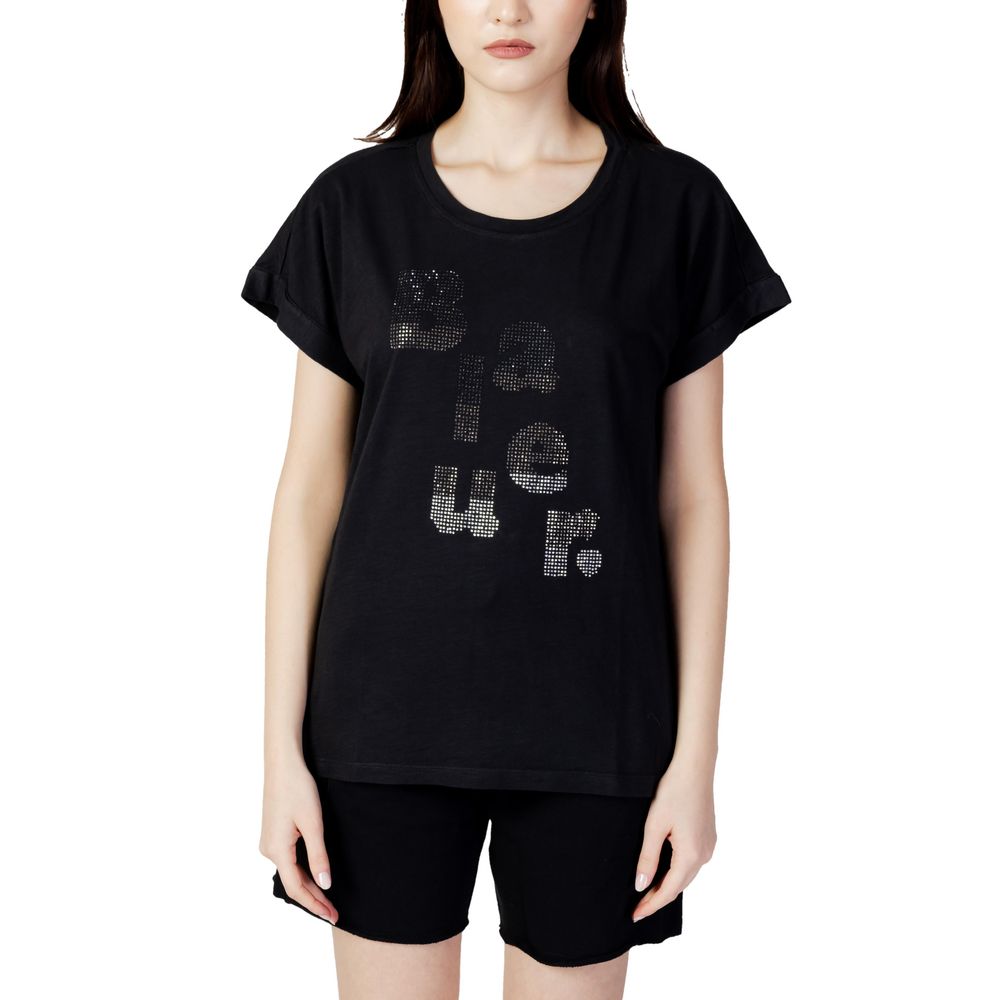 Magliette e T-shirt in cotone nero Blauer