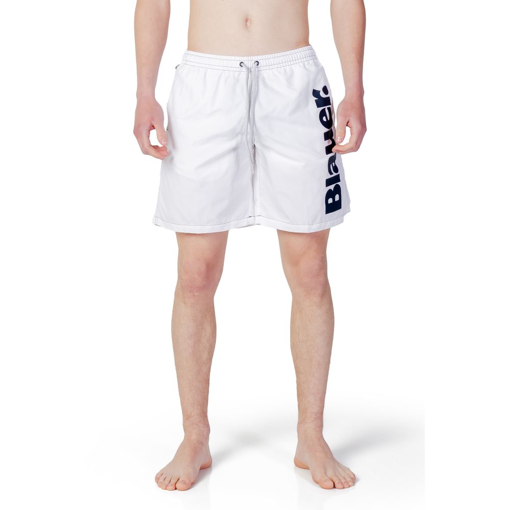 Costume da bagno Blauer in poliestere bianco