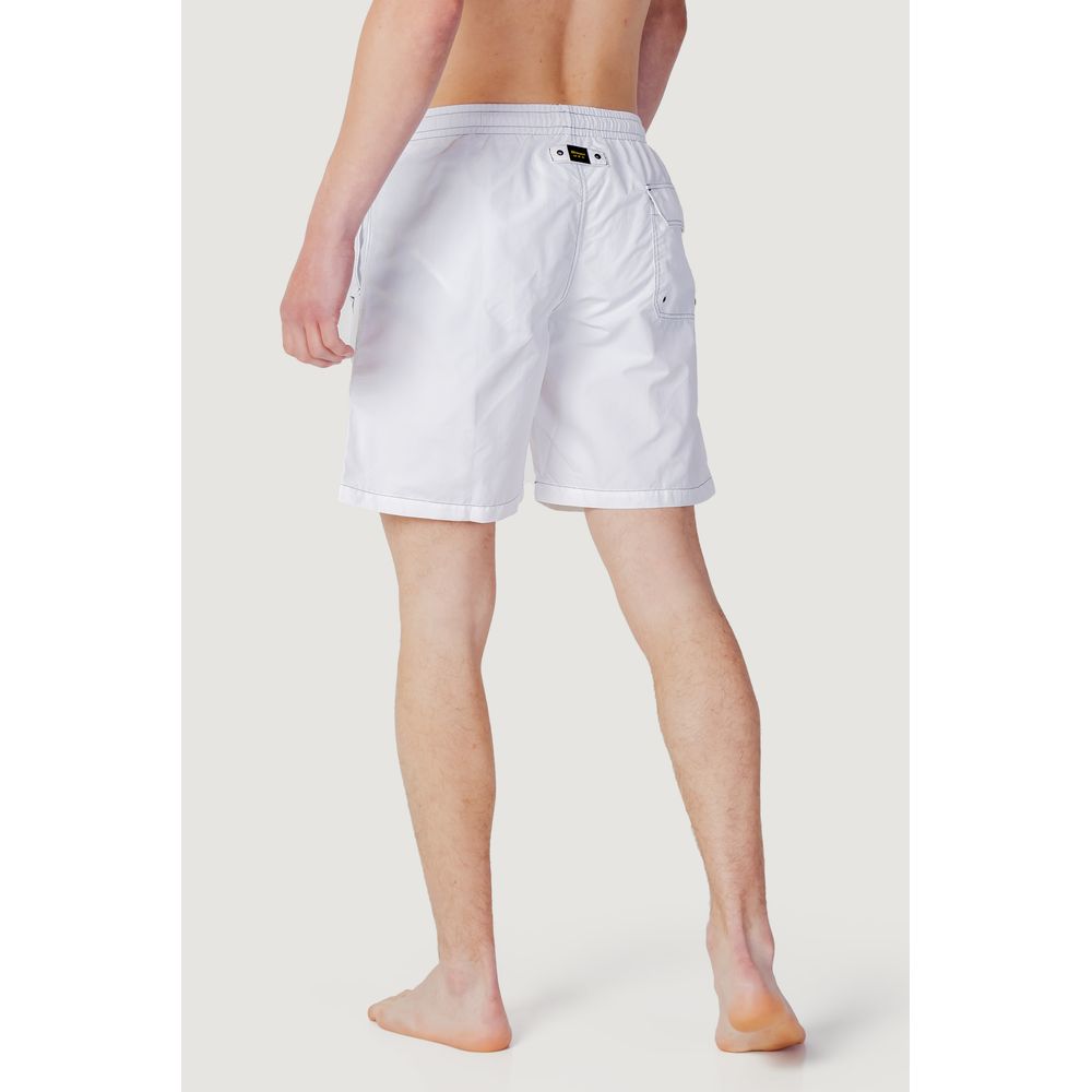 Costume da bagno Blauer in poliestere bianco