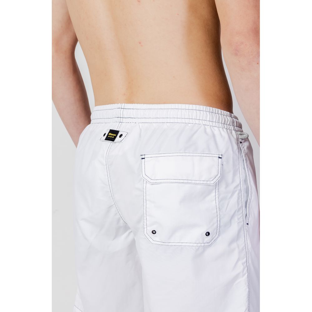 Costume da bagno Blauer in poliestere bianco
