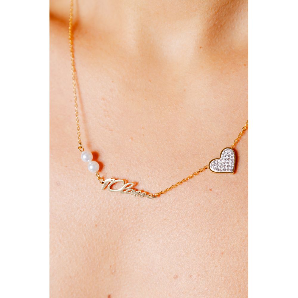 Collana Alviero Martini Prima Classe in acciaio dorato