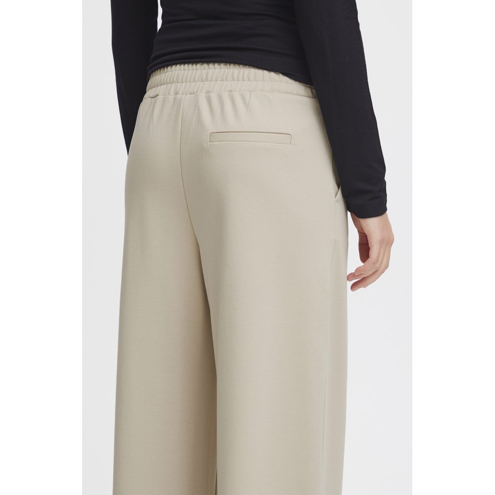 Jeans e pantaloni in polietilene beige ICHI
