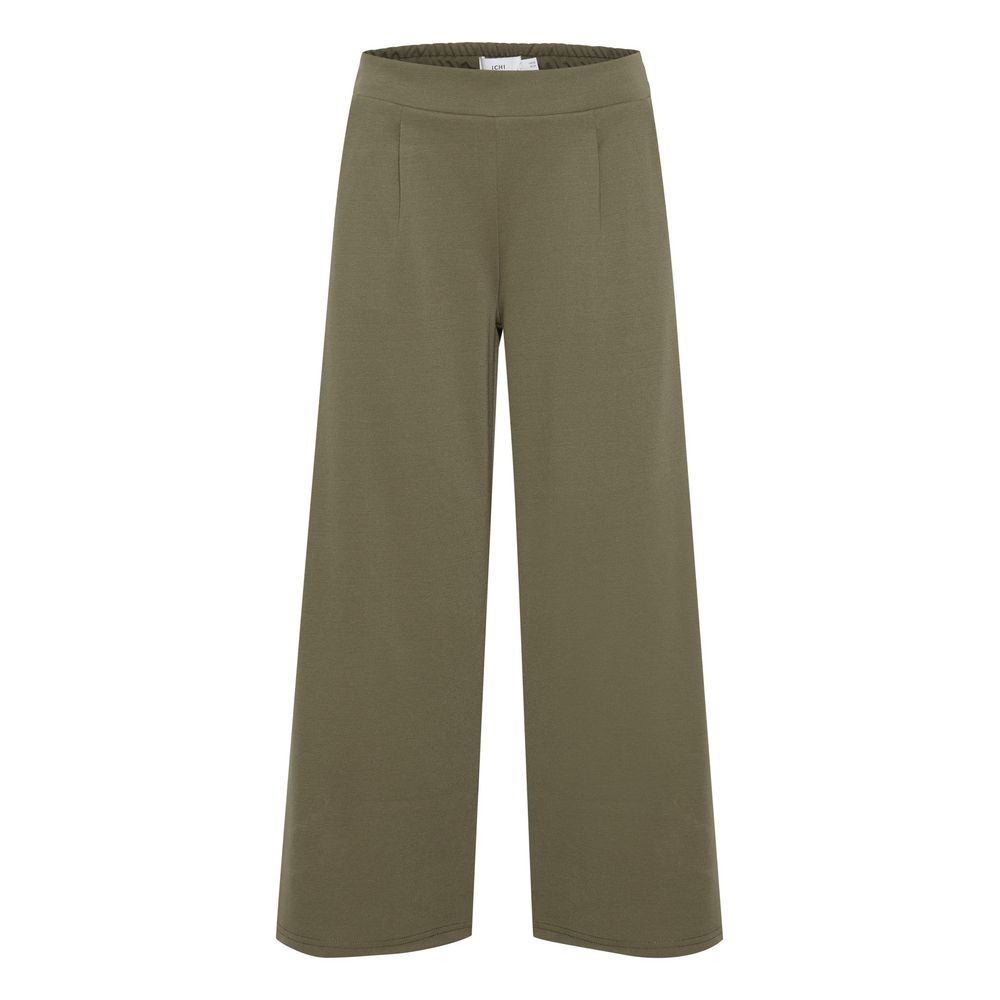 Jeans e pantaloni in poliestere verde ICHI
