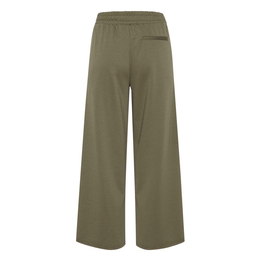 Jeans e pantaloni in poliestere verde ICHI