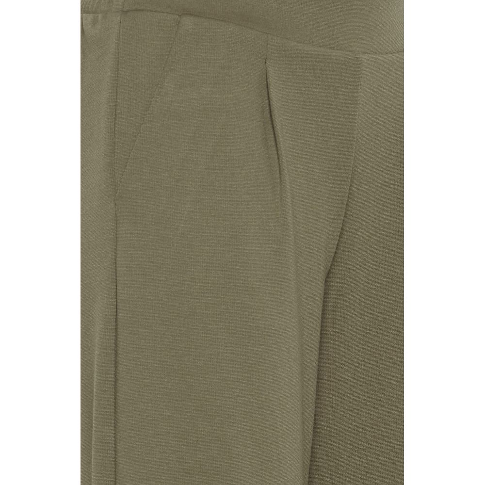 Jeans e pantaloni in poliestere verde ICHI