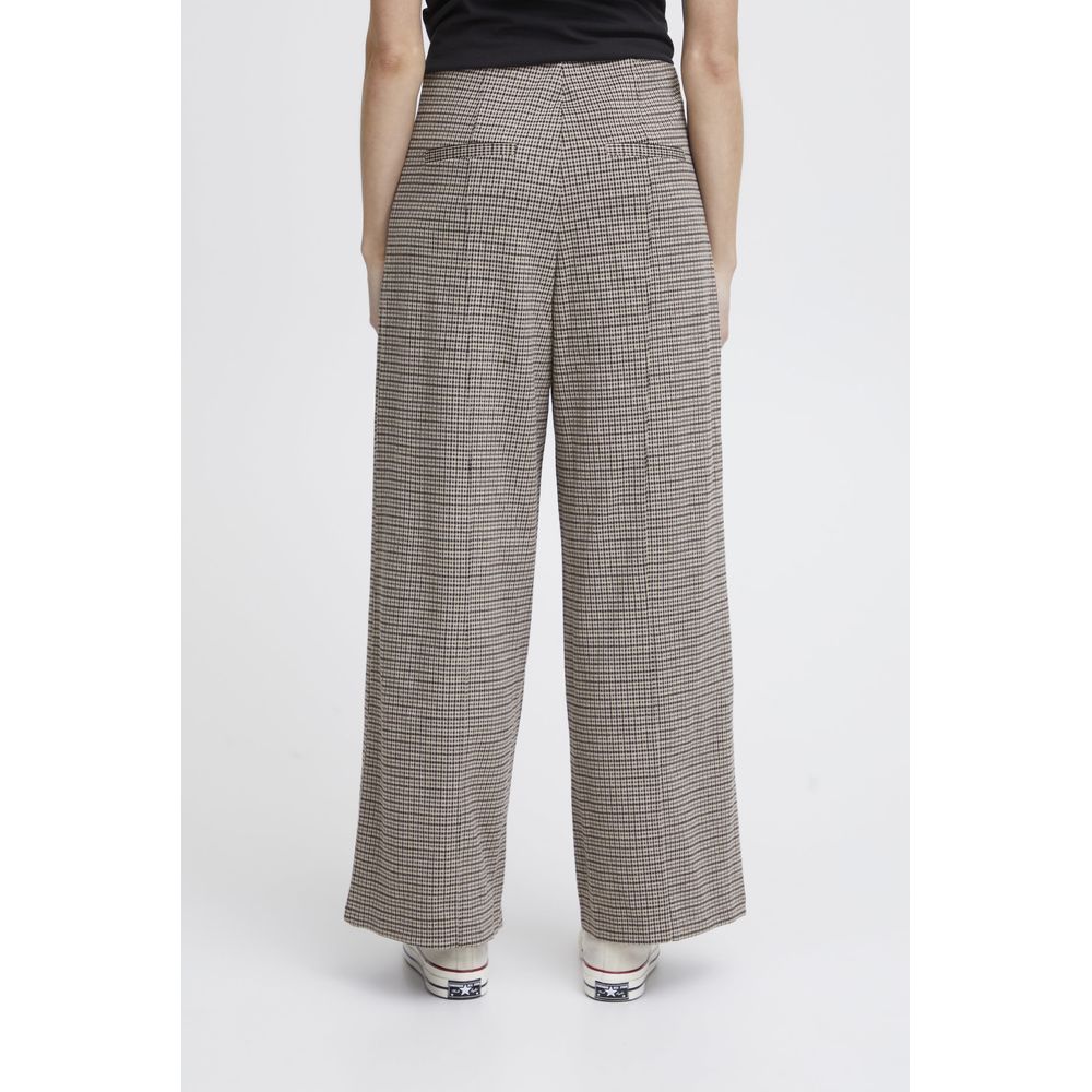 Jeans e pantaloni in poliestere beige ICHI