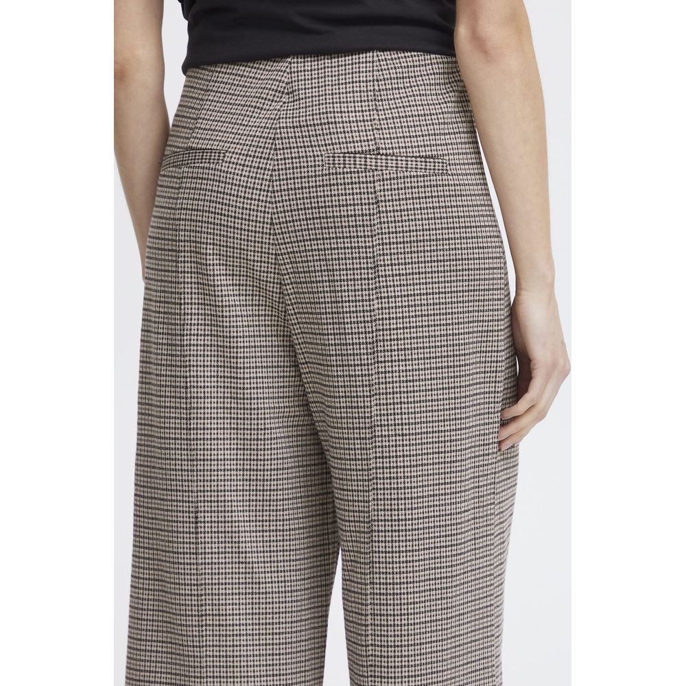 Jeans e pantaloni in poliestere beige ICHI