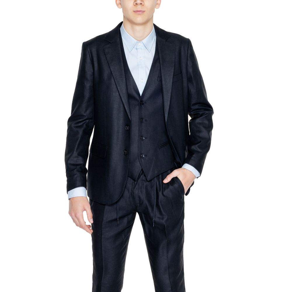 Abito in lino nero Antony Morato