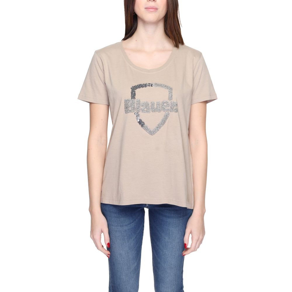 Top e T-shirt Blauer in cotone beige