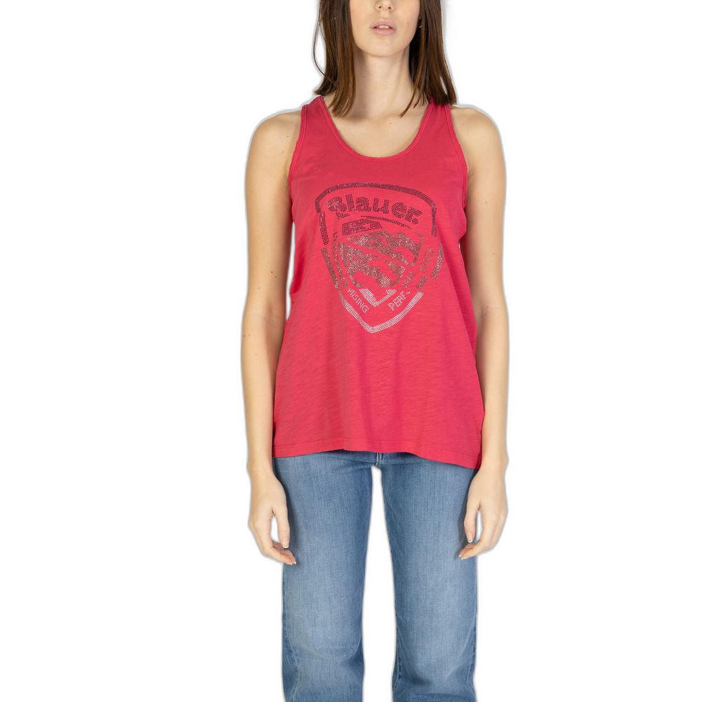 Top e T-shirt Blauer in cotone rosa