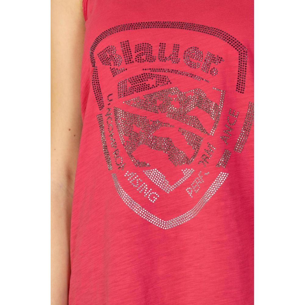 Top e T-shirt Blauer in cotone rosa