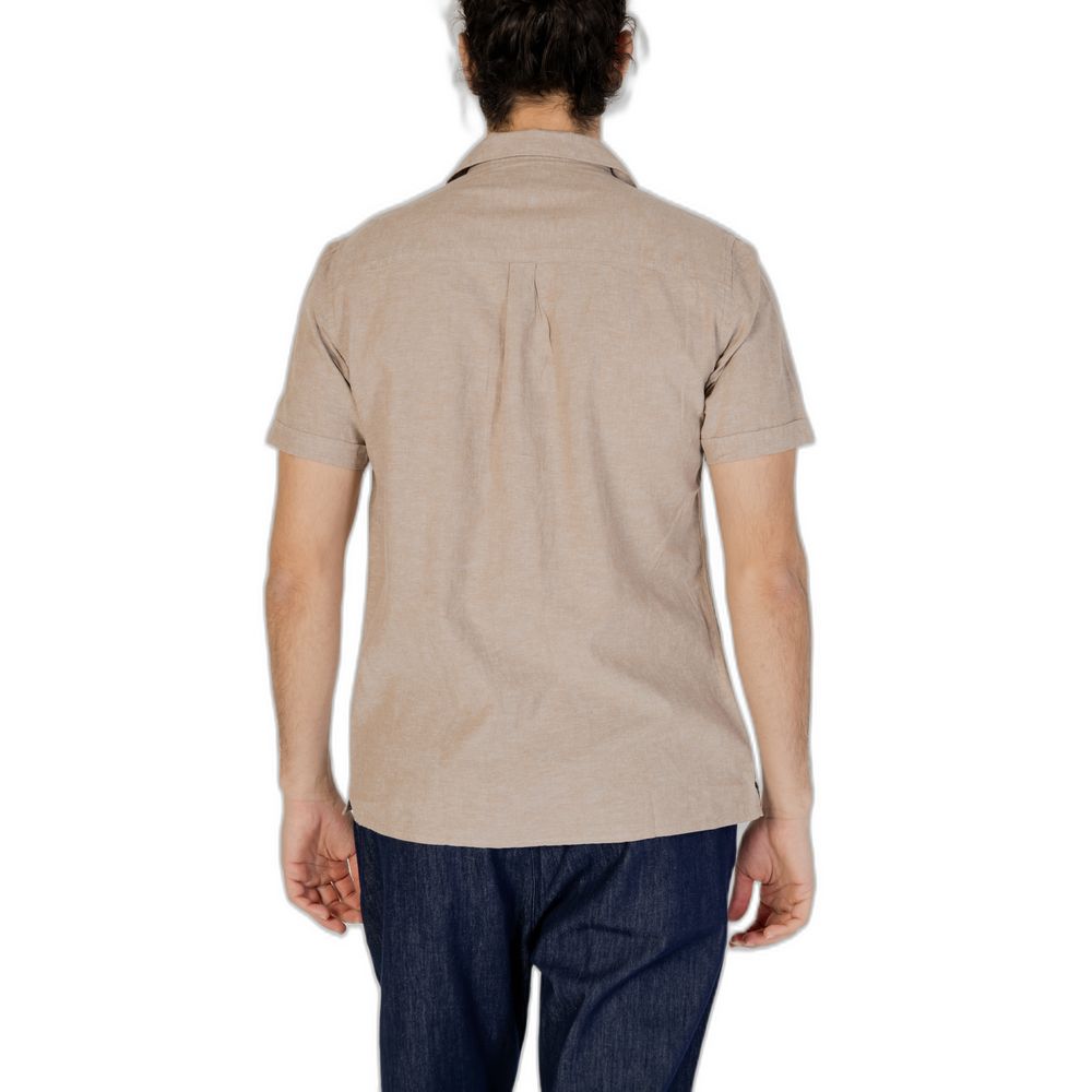 Camicia in lino beige Hamaki-Ho