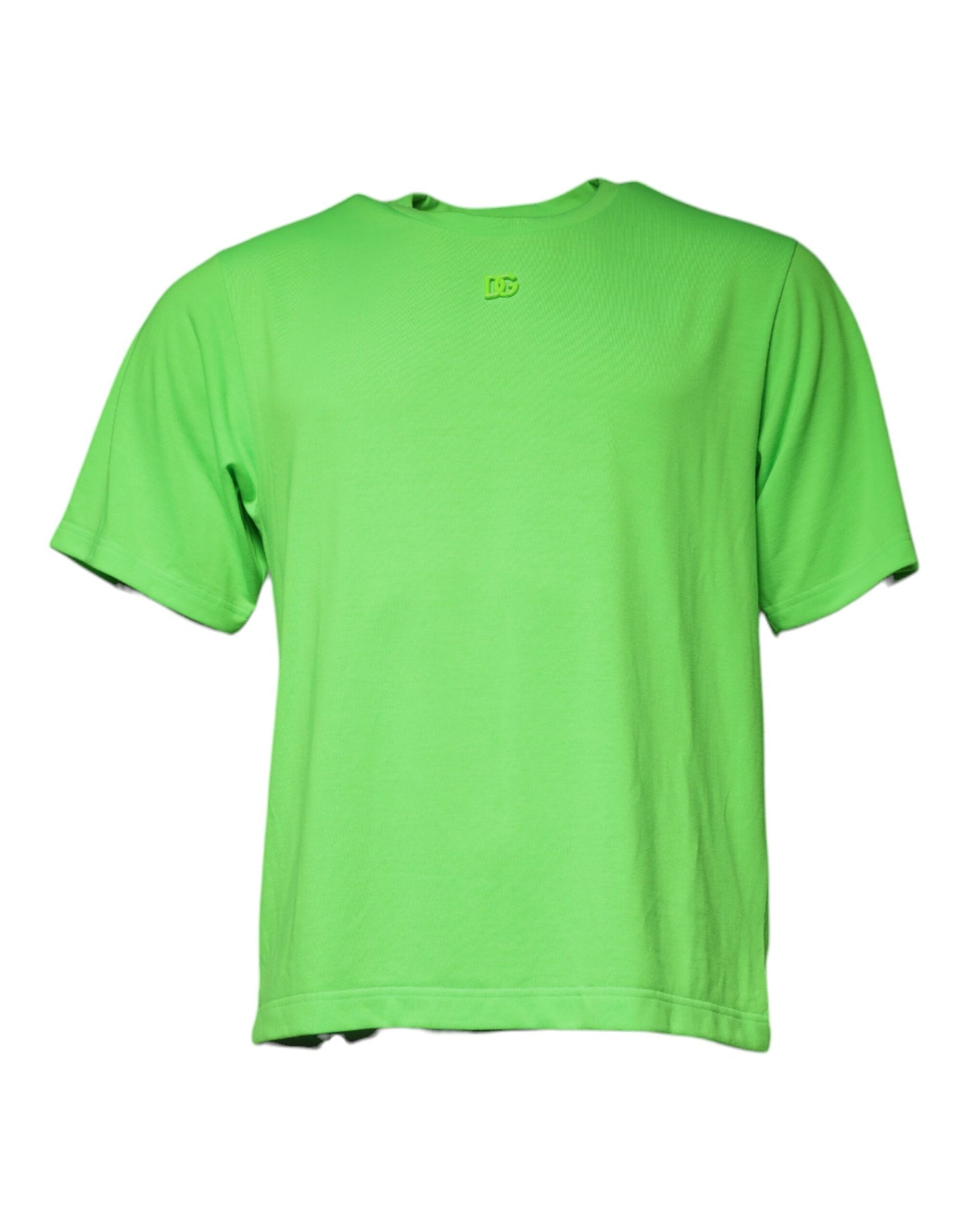 Dolce & Gabbana T-shirt girocollo a maniche corte con logo verde
