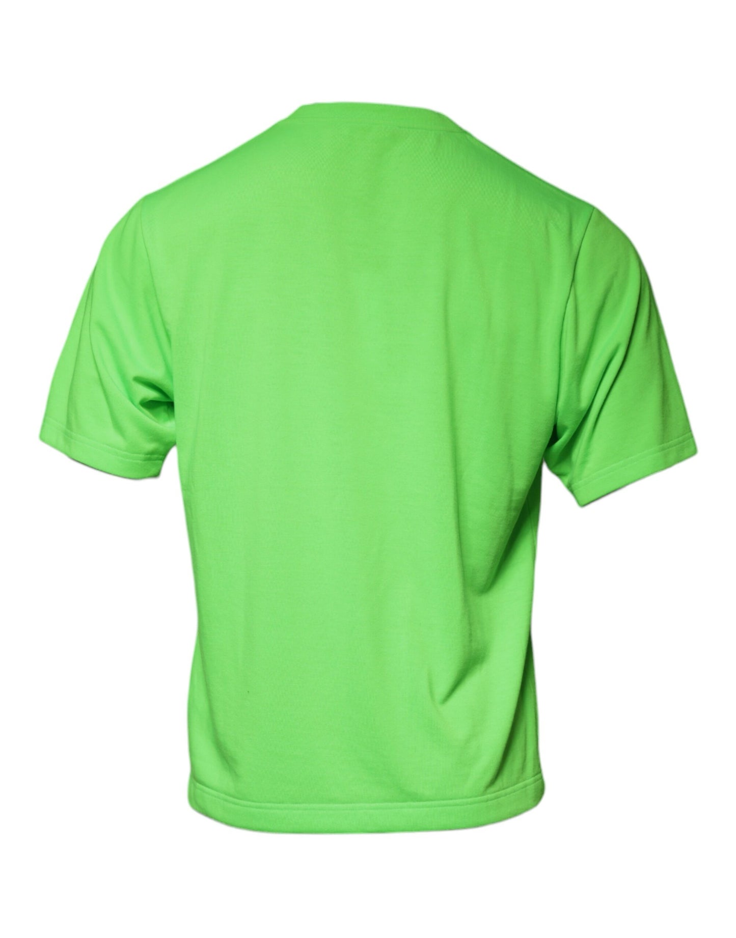 Dolce & Gabbana T-shirt girocollo a maniche corte con logo verde