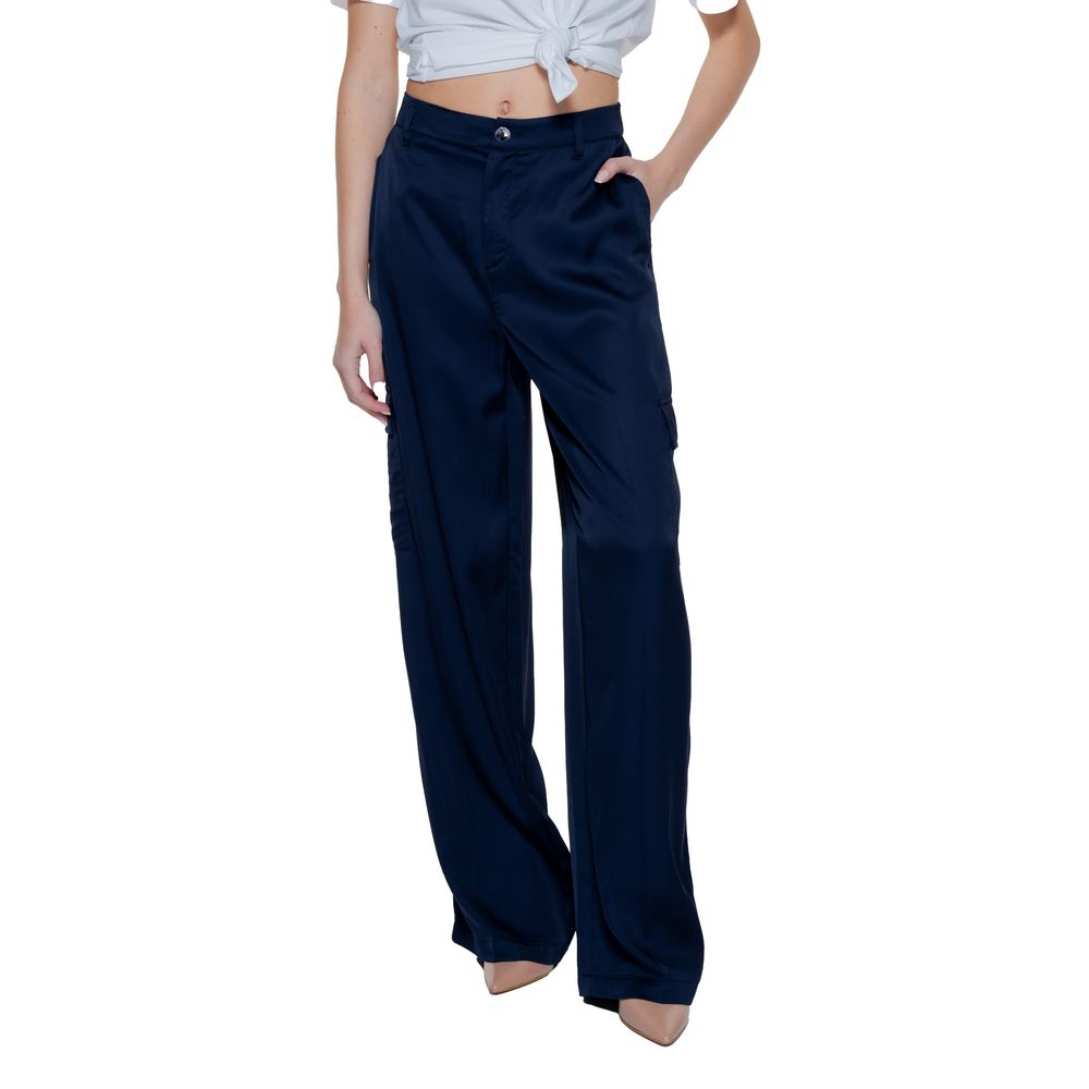 Jeans e pantaloni in viscosa blu Street One