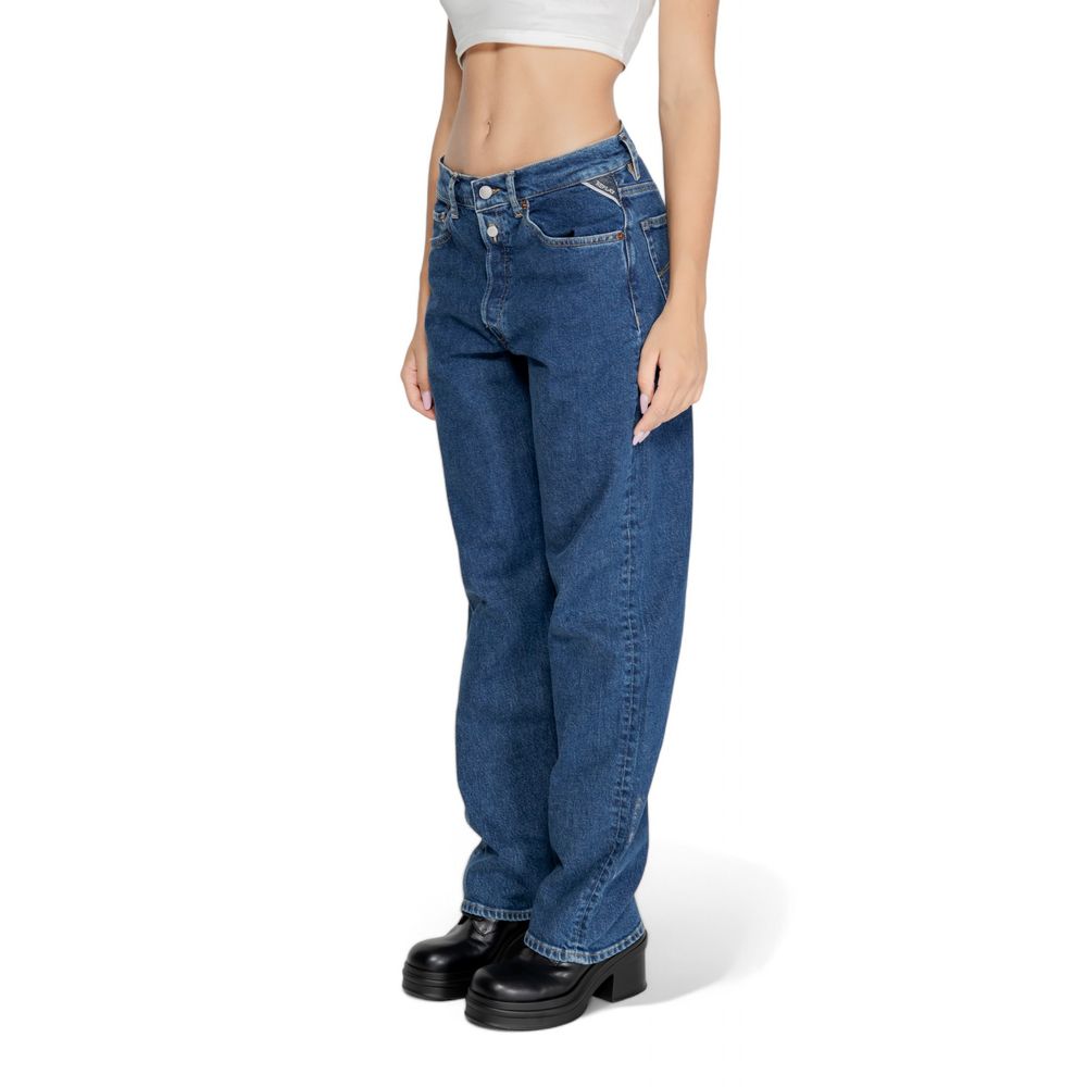Replay Jeans e pantaloni in cotone blu