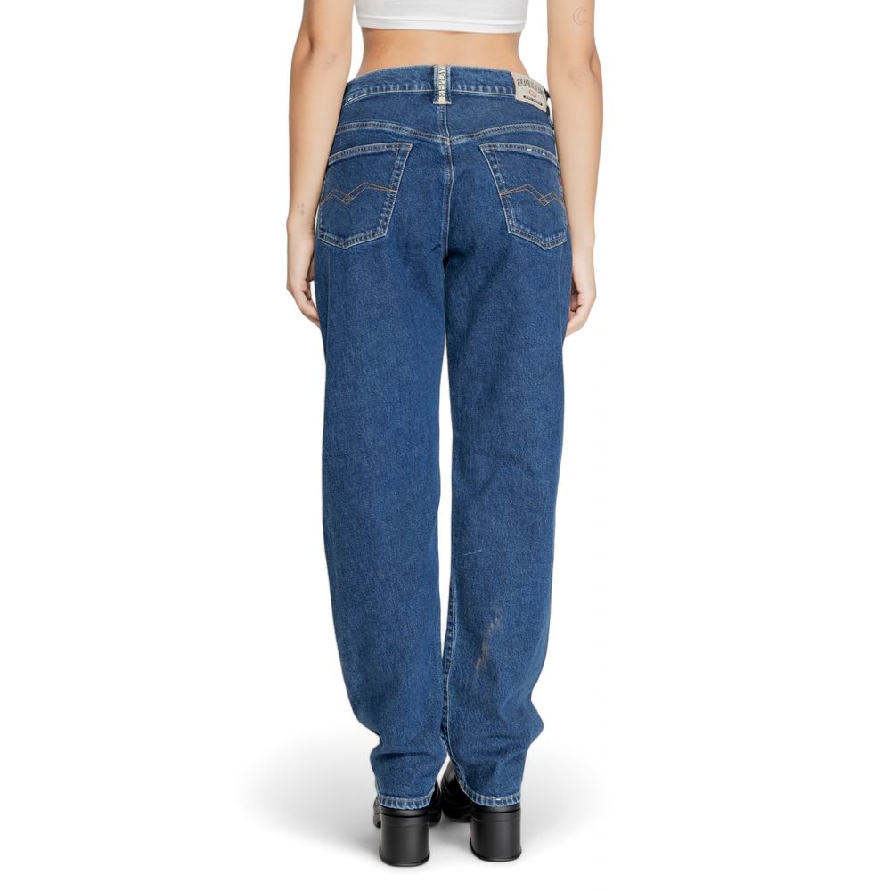 Replay Jeans e pantaloni in cotone blu