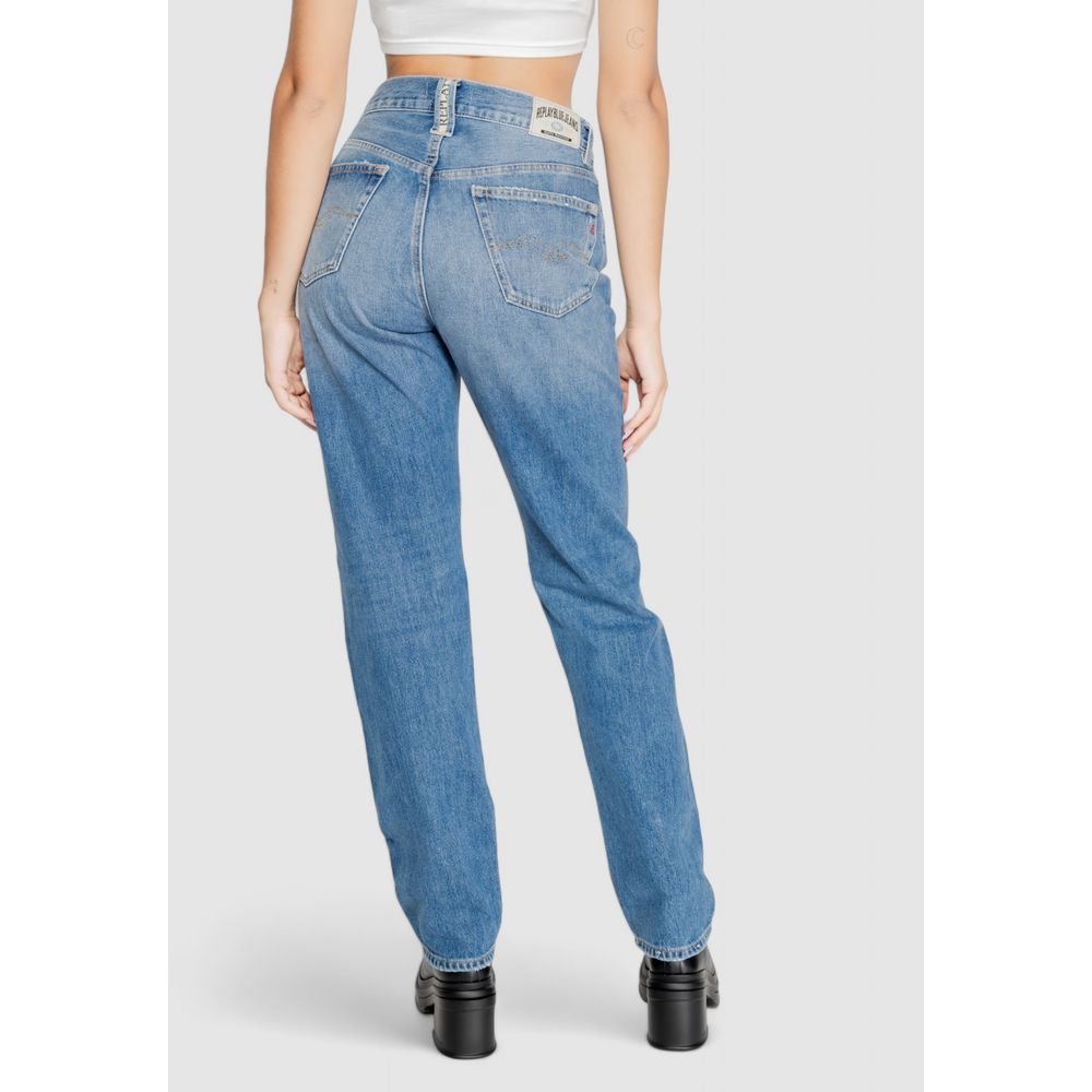 Replay Jeans e pantaloni in cotone blu