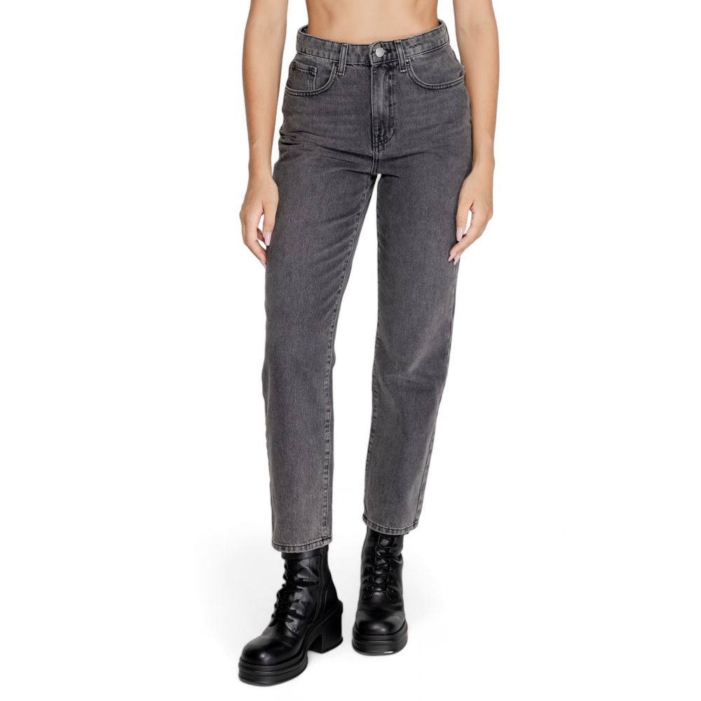 Solo jeans e pantaloni in cotone grigio