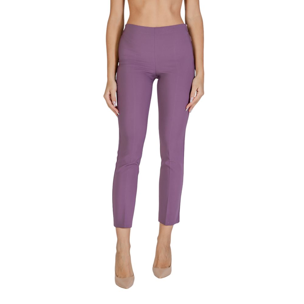 Jeans e pantaloni in poliestere viola Sandro Ferrone