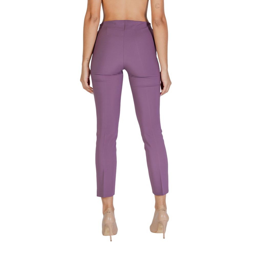 Jeans e pantaloni in poliestere viola Sandro Ferrone