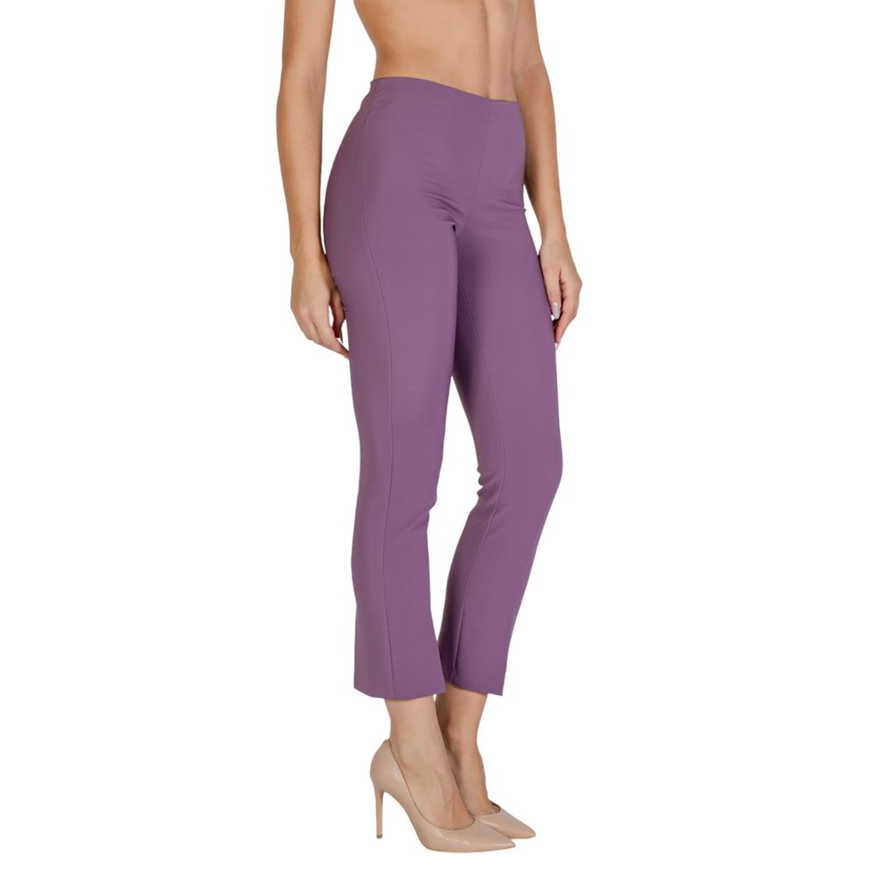 Jeans e pantaloni in poliestere viola Sandro Ferrone