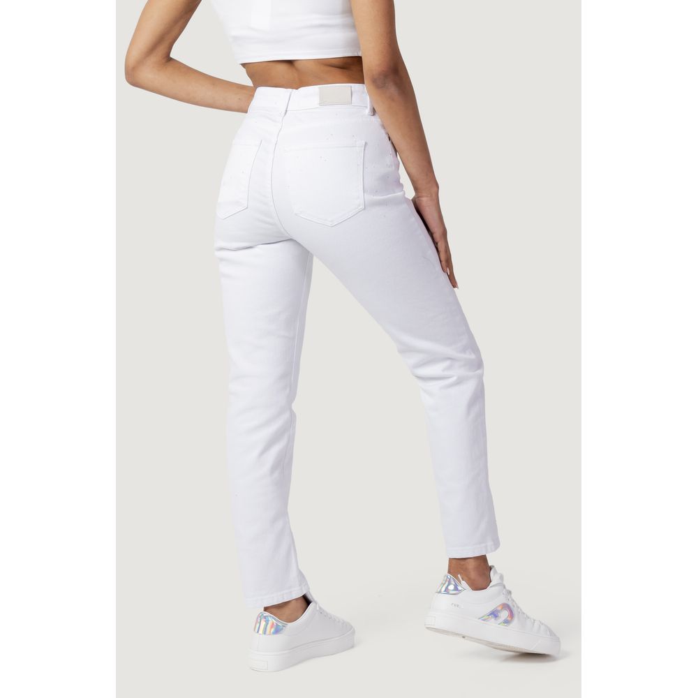 Solo jeans e pantaloni in cotone bianco